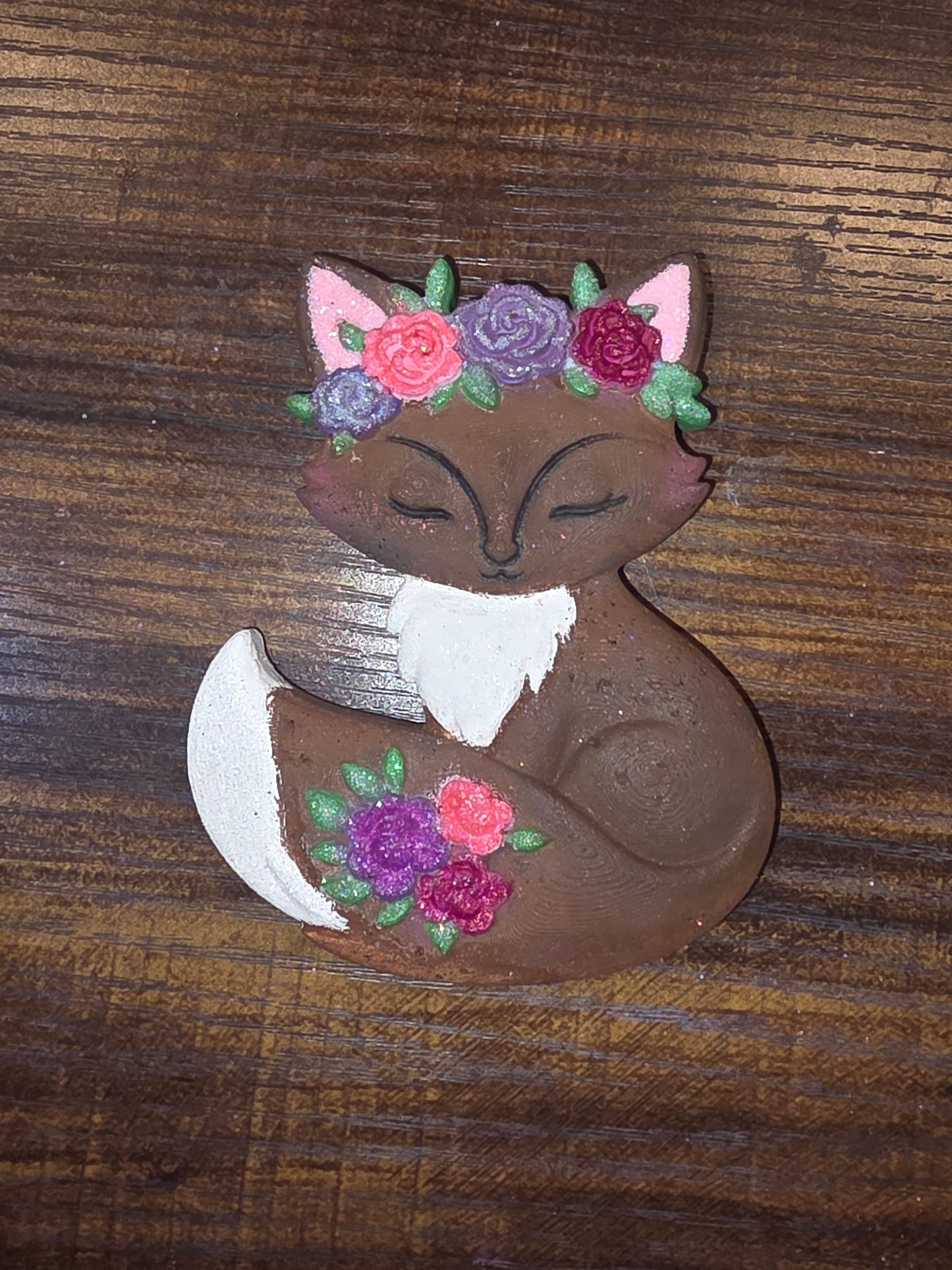 3D Floral Fox
