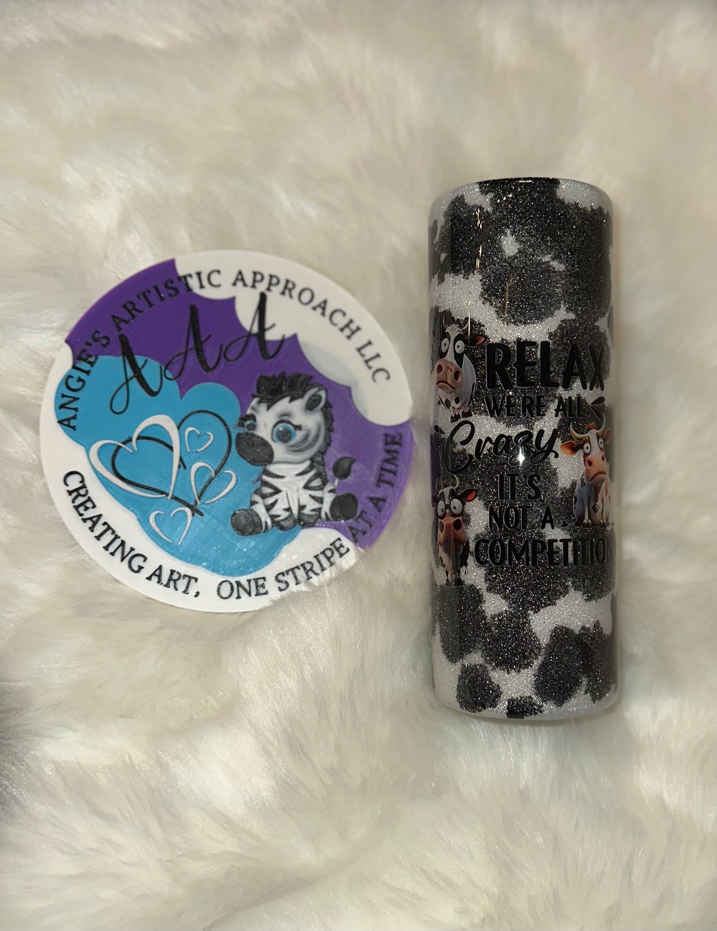 Relax we’re all crazy-20 oz Handle