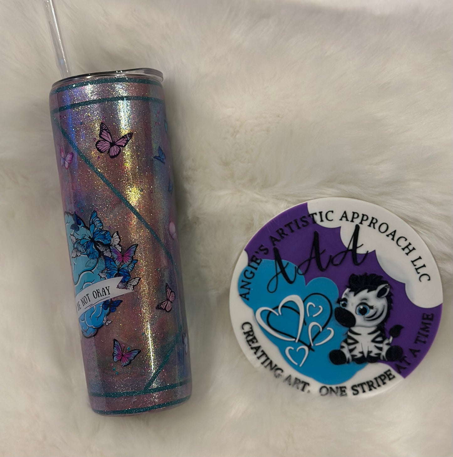 It's Okay to Not be Okay-30 oz Skinny Straight