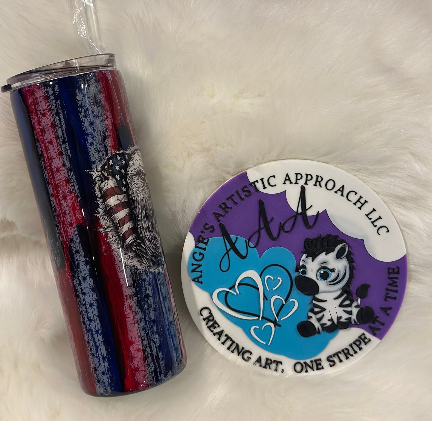 Eagle & Flag-20 oz.