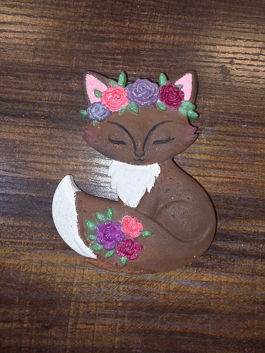 3D Floral Fox
