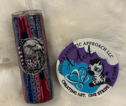 Eagle & Flag-20 oz.