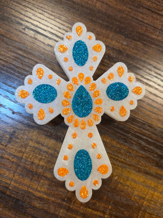 Cross Squash Blossom Concho