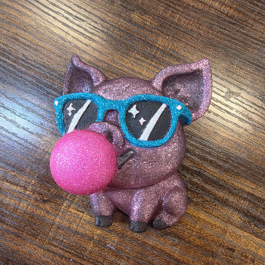3D Bubble Gum Pig